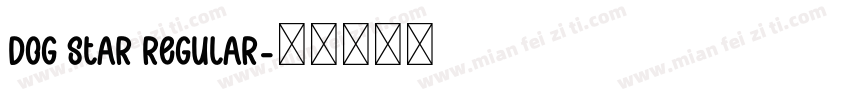 Dog Star Regular字体转换